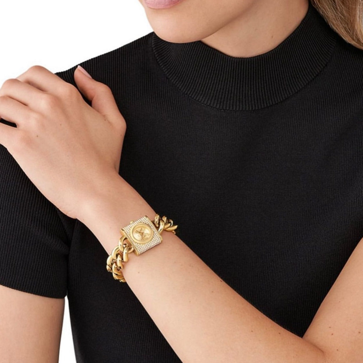 Amazing Sunray Gold daimad dial watch - AmazingBaba